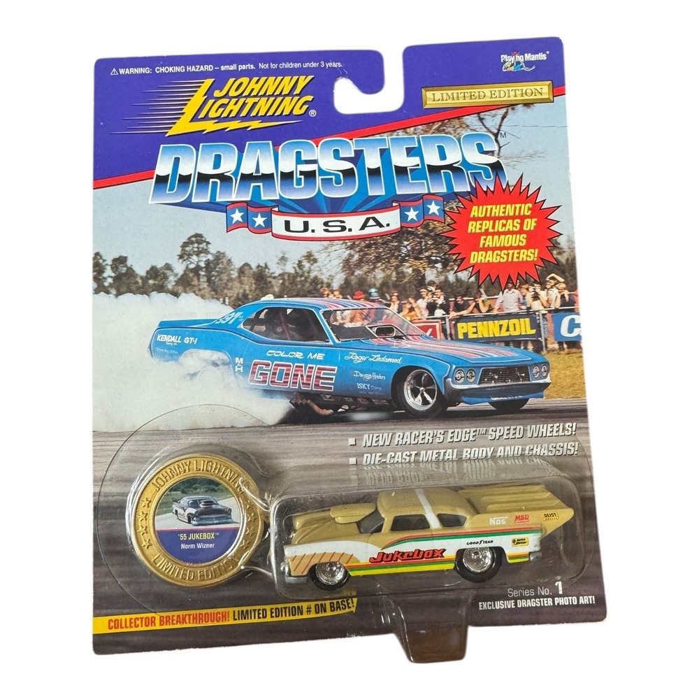 Johnny Lightning Series 1 Dragsters Usa '55 Jukebox‎ Norm Wizner 1995